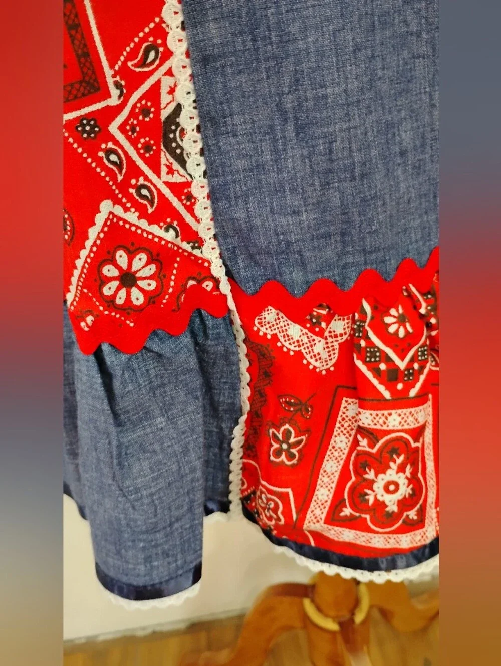 VINTAGE LITTLE HOUSE CREATIONS SKIRT